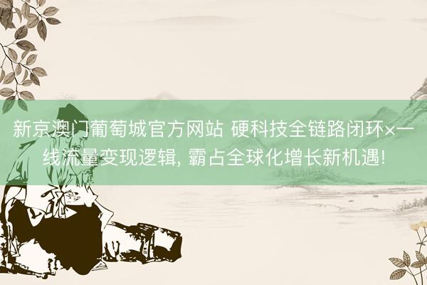 新京澳门葡萄城官方网站 硬科技全链路闭环×一线流量变现逻辑， 霸占全球化增长新机遇!