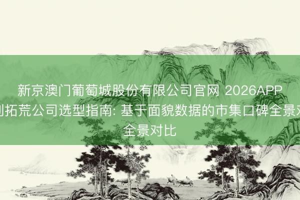 新京澳门葡萄城股份有限公司官网 2026APP定制拓荒公司选型指南: 基于面貌数据的市集口碑全景对比